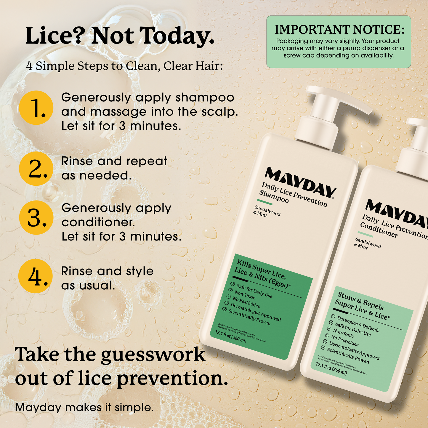 Daily Lice Prevention Shampoo & Conditioner Bundle
