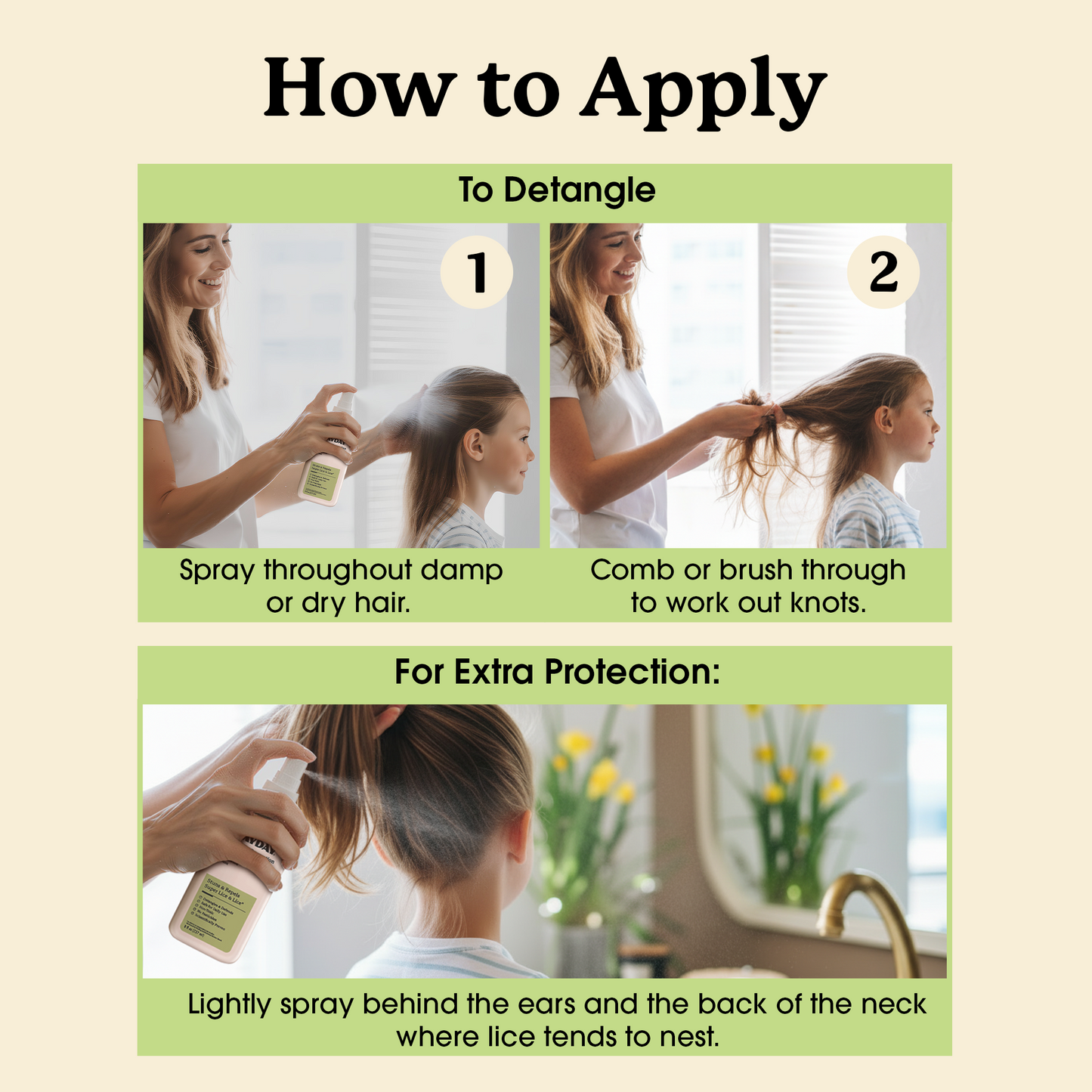 Daily Lice Prevention Detangler Spray