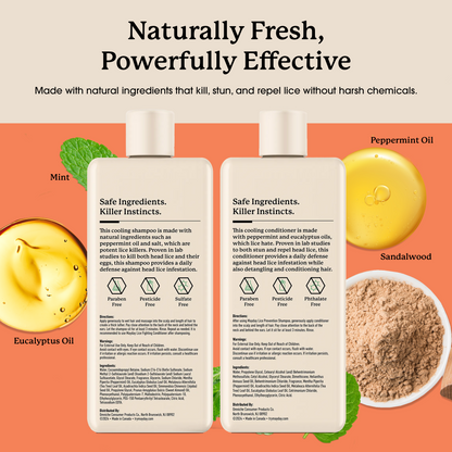Daily Lice Prevention Shampoo & Conditioner Bundle