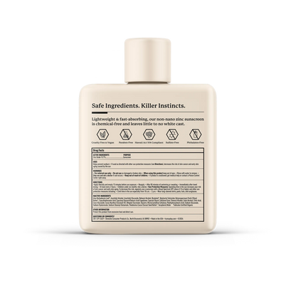 Mayday Everyday Sunscreen Back Label